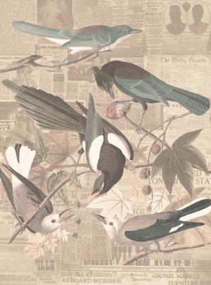 Bird paper beige 3226-ML